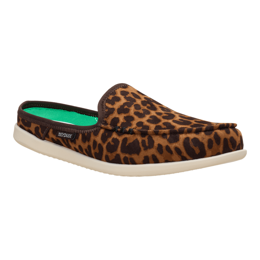 Leopard Harbor Breeze Lo Slip - Angle - HEYDUDE