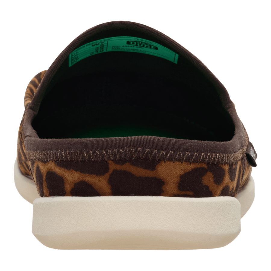 Leopard Harbor Breeze Lo Slip - Back - HEYDUDE