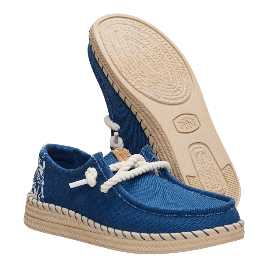 Colour Wendy Espadrille Hibiscus - Bottom - HEYDUDE