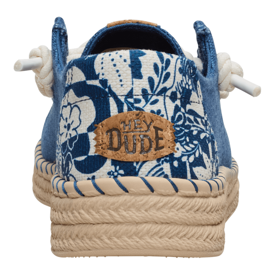 Colour Wendy Espadrille Hibiscus - Back - HEYDUDE