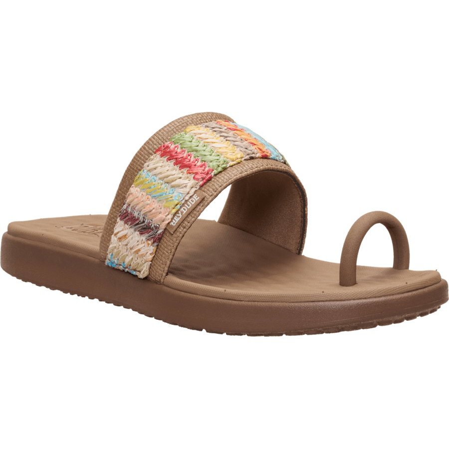 Brown/Multi Maui Breeze Toe Loop - Hoek - HEYDUDE