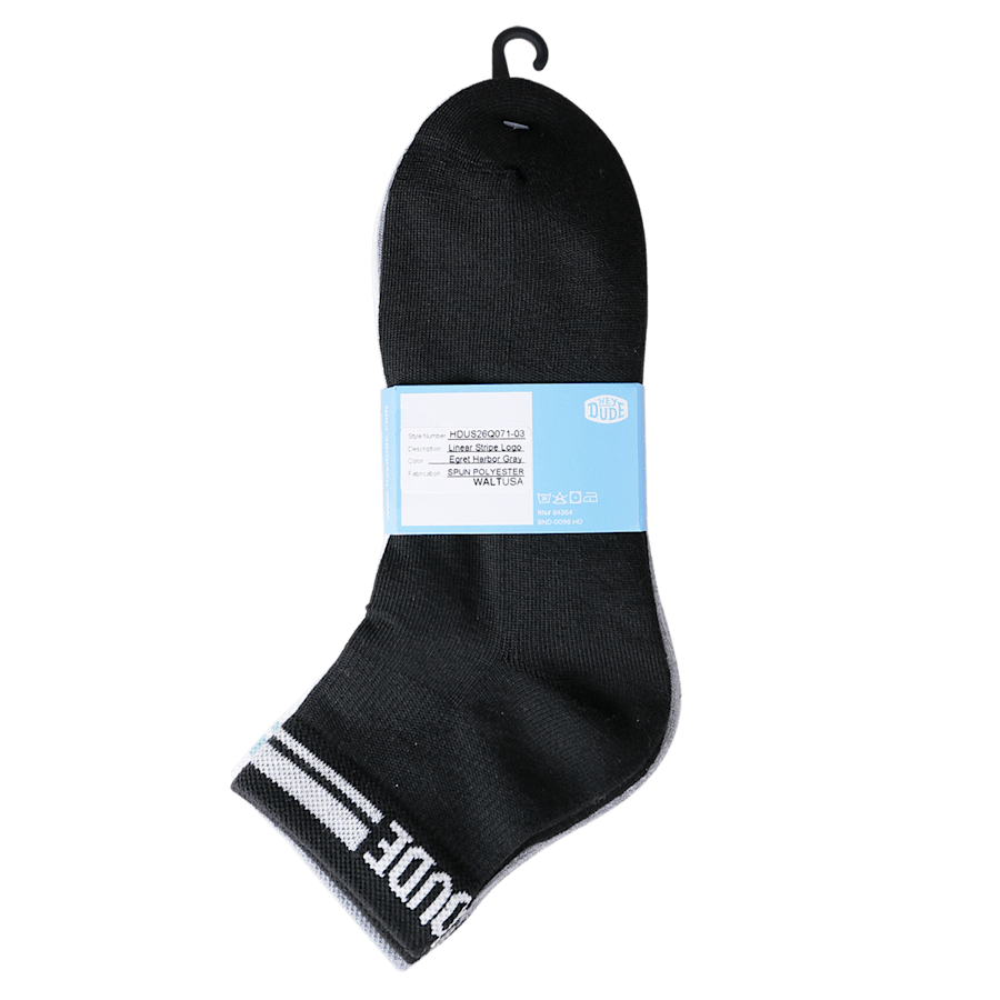 Couleur HEYDUDE Ankle Stripe Crew 3 Pack - Angle - HEYDUDE