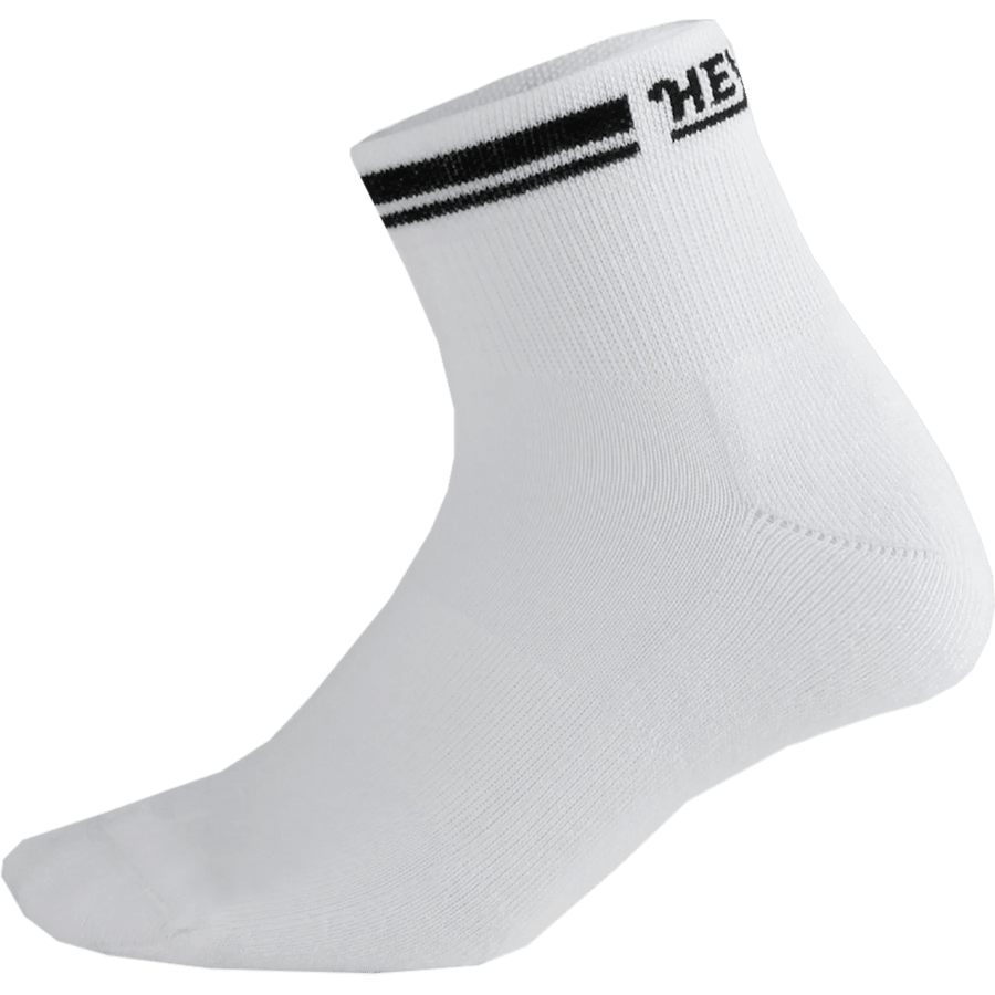 White HEYDUDE Ankle Stripe Crew 3 Pack - Angle - HEYDUDE