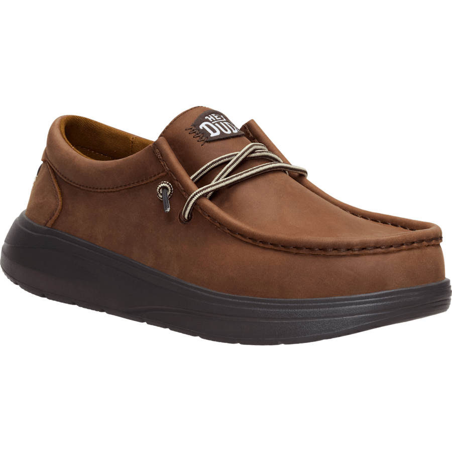 Kleur Wally COMF Full Grain Leather - Hoek - HEYDUDE