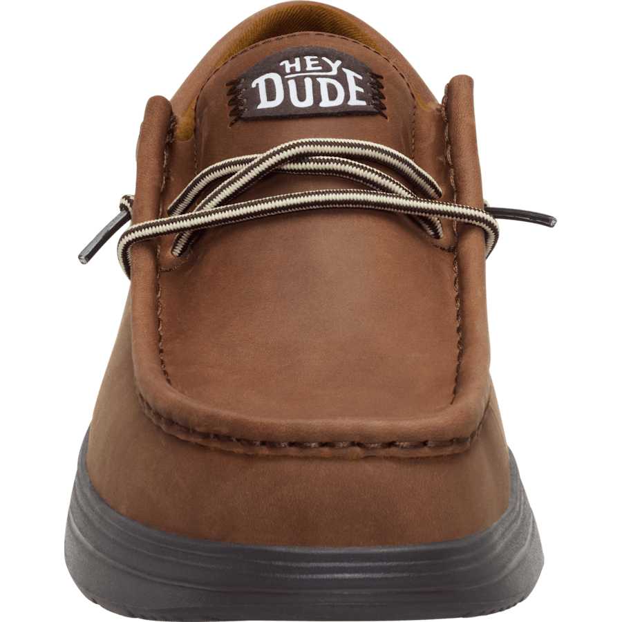 Kleur Wally COMF Full Grain Leather - Voorkant - HEYDUDE