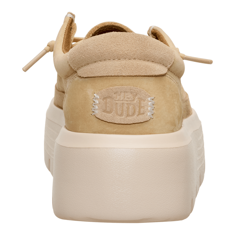 Light Tan Austin Edge Ox Nubuck - Back - HEYDUDE