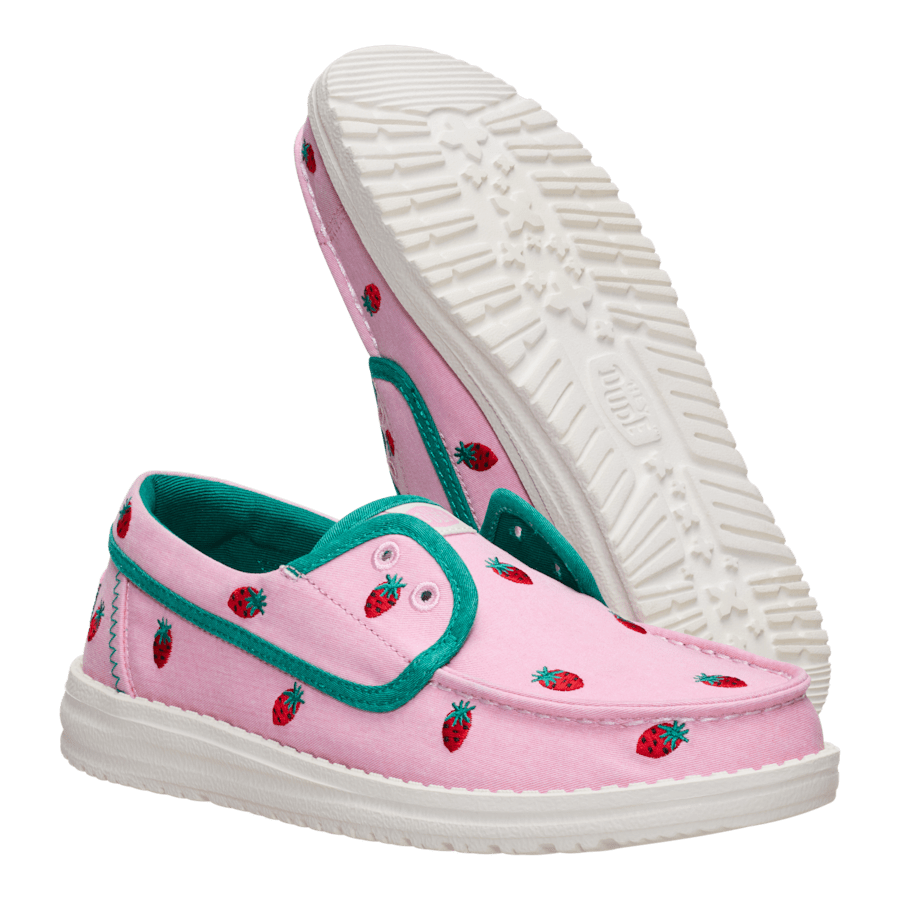 Pink/Multi Wendy Cru Embroidered - Bottom - HEYDUDE