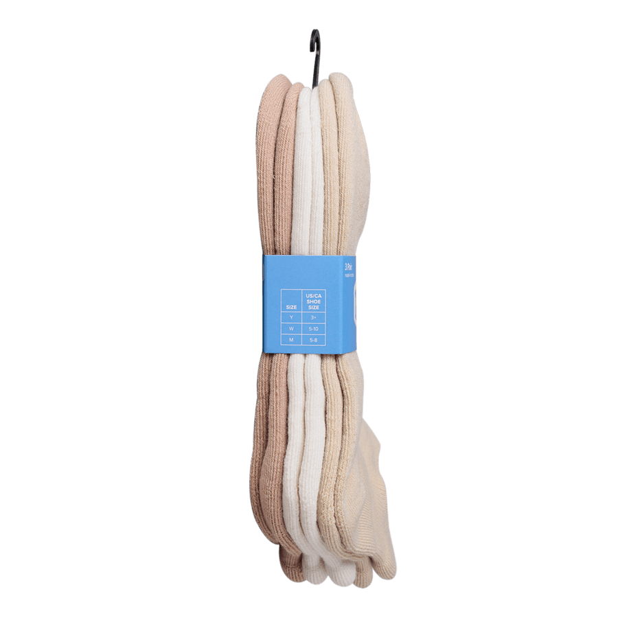 Colour HEYDUDE Tab Sock 3 Pack - Top - HEYDUDE