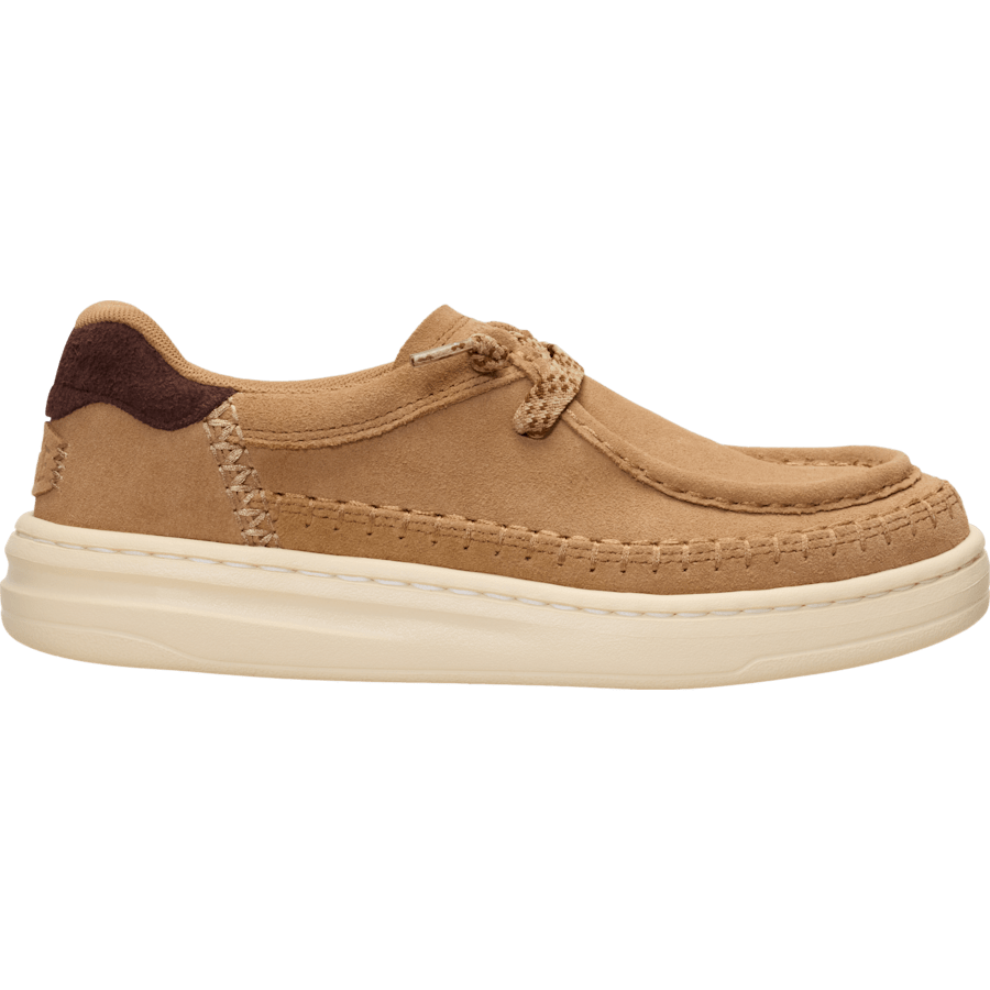 Tan Harper Moc Crafted Suede - Side - HEYDUDE