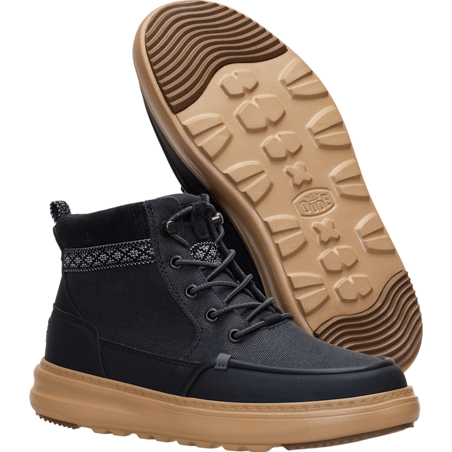 Colour Remi Field Boot Waxed Canvas - Bottom - HEYDUDE