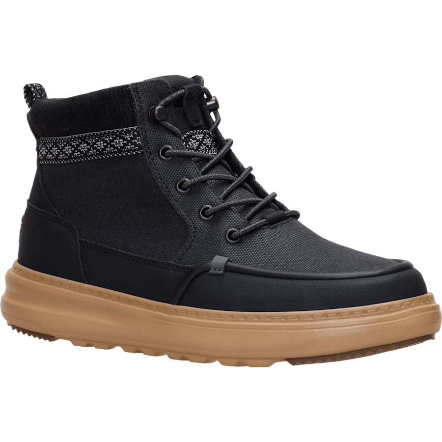 Colour Remi Field Boot Waxed Canvas - Angle - HEYDUDE