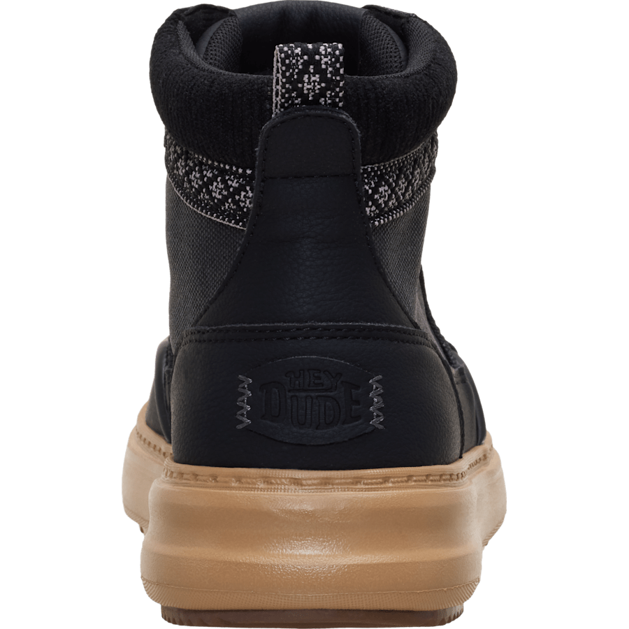 Colour Remi Field Boot Waxed Canvas - Back - HEYDUDE