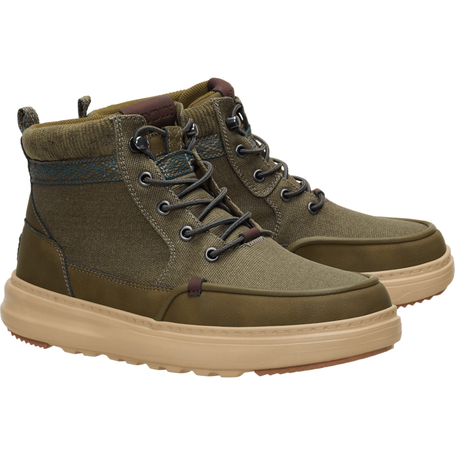 Colour Remi Field Boot Waxed Canvas - Pair - HEYDUDE