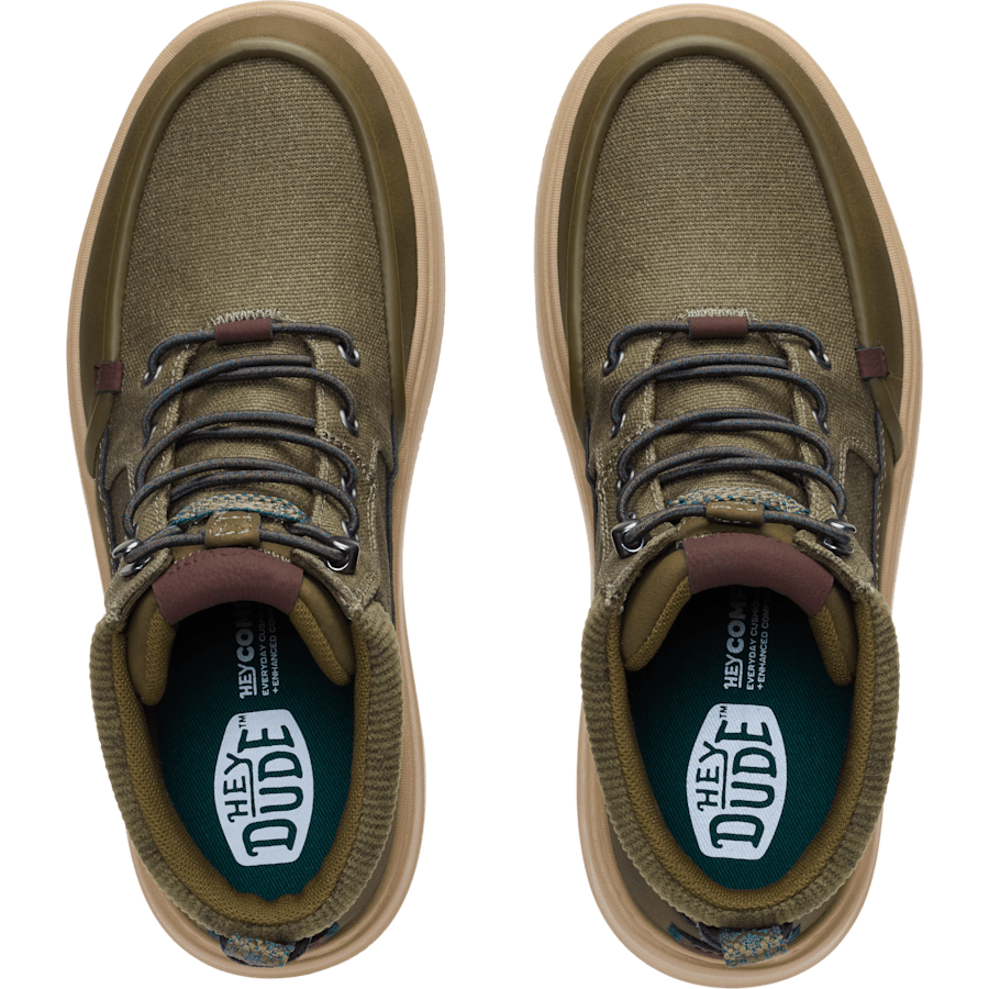 Colour Remi Field Boot Waxed Canvas - Top - HEYDUDE