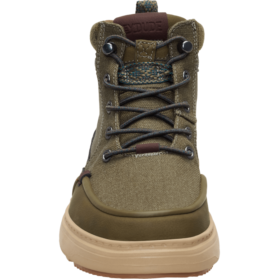 Colour Remi Field Boot Waxed Canvas - Front - HEYDUDE