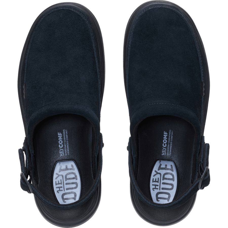 Black / Black Austin Lift Clog - Top - HEYDUDE