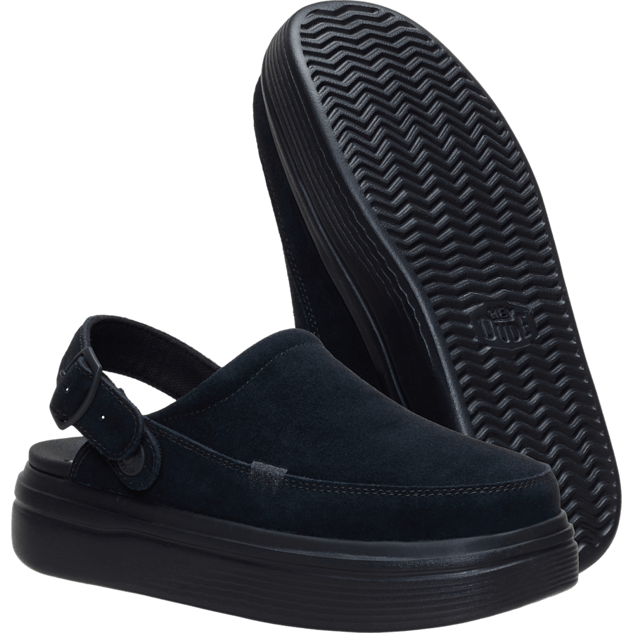 Black / Black Austin Lift Clog - Bottom - HEYDUDE