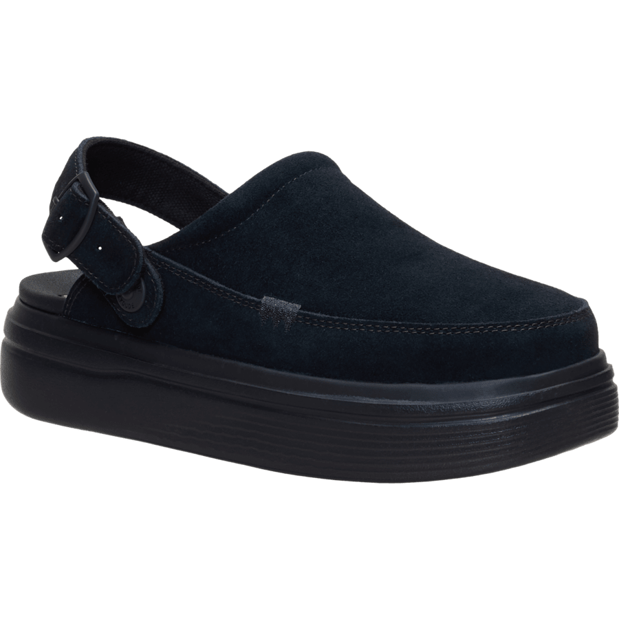 Black / Black Austin Lift Clog - Angle - HEYDUDE