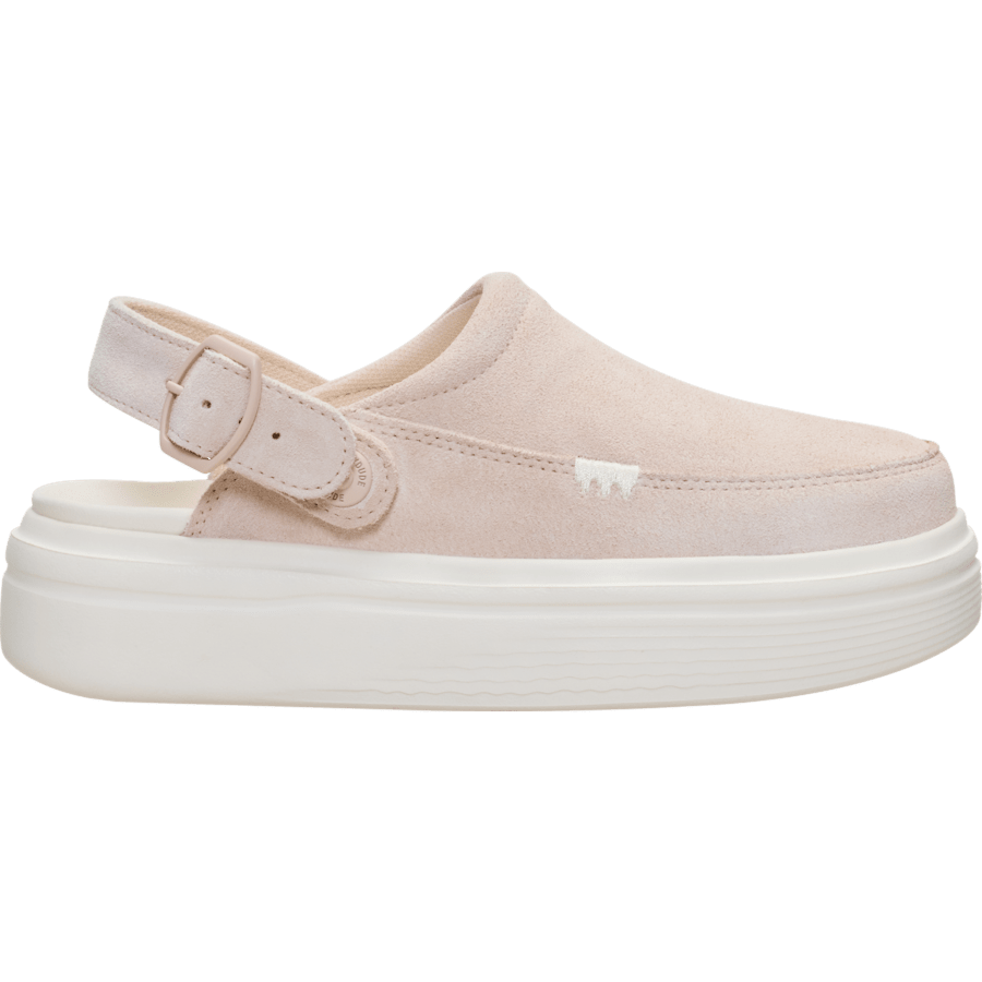 Whisper Pink Austin Lift Clog - Zijkant - HEYDUDE