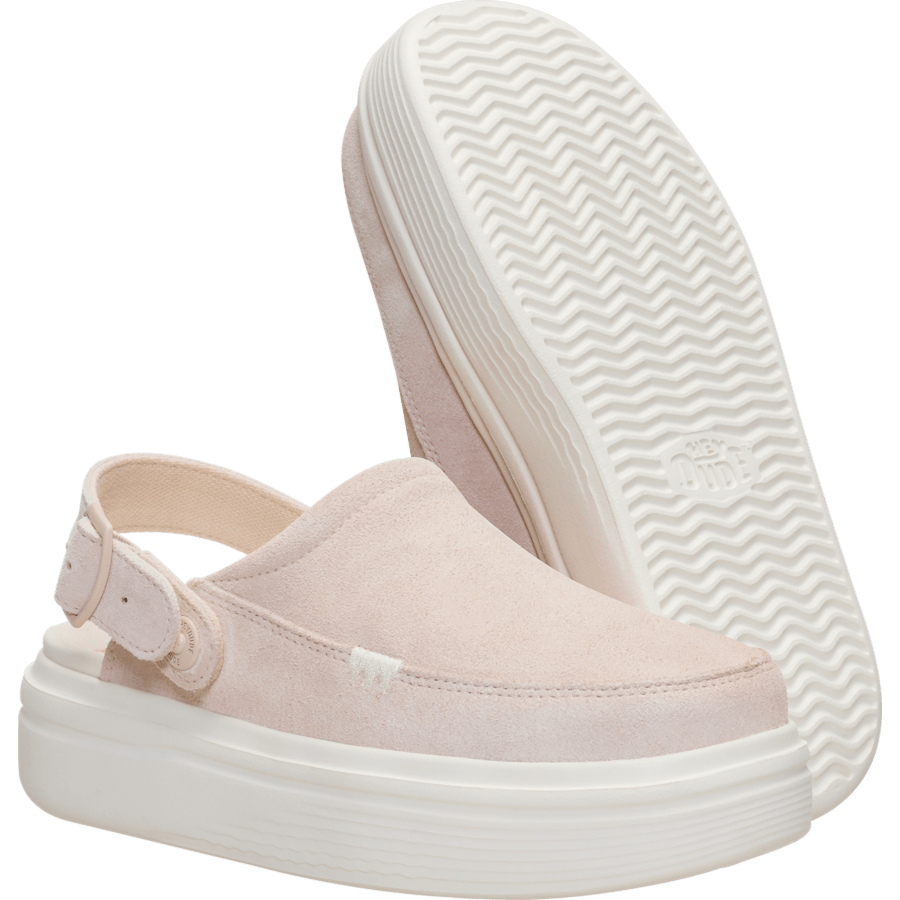 Whisper Pink Austin Lift Clog - Onderkant - HEYDUDE