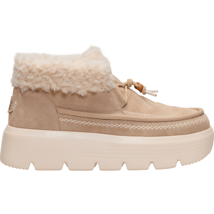 Sesame Austin Edge Lounge Suede - Side - HEYDUDE
