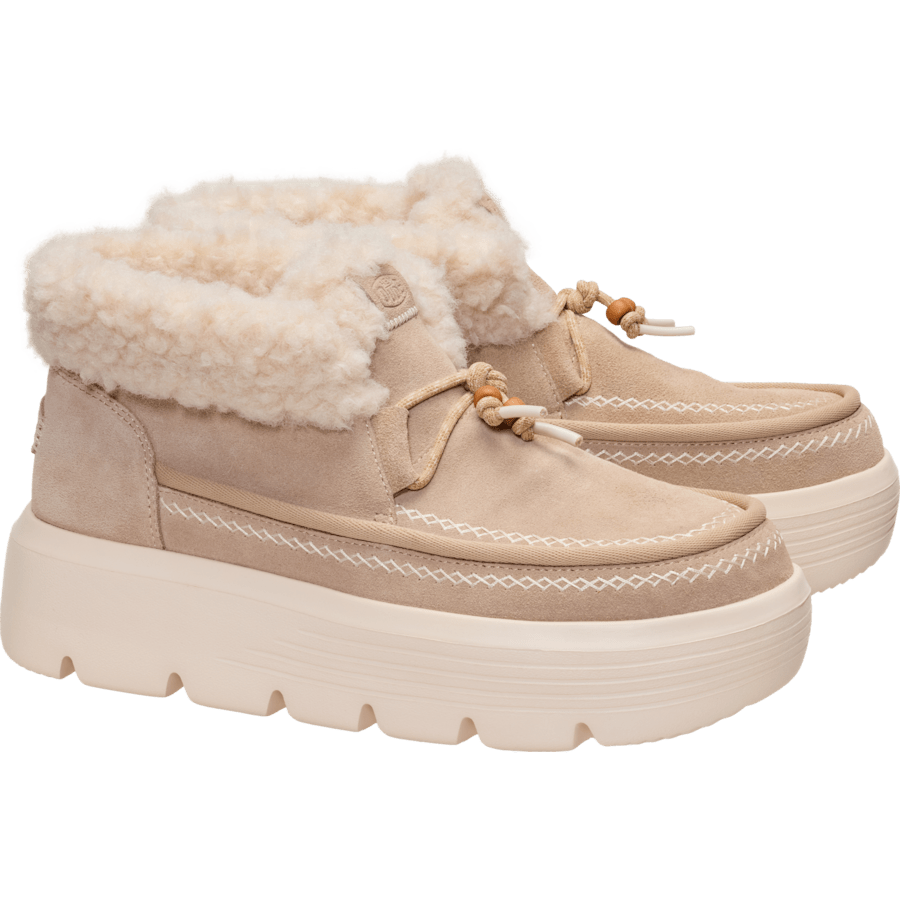 Sesame Austin Edge Lounge Suede - Pair - HEYDUDE