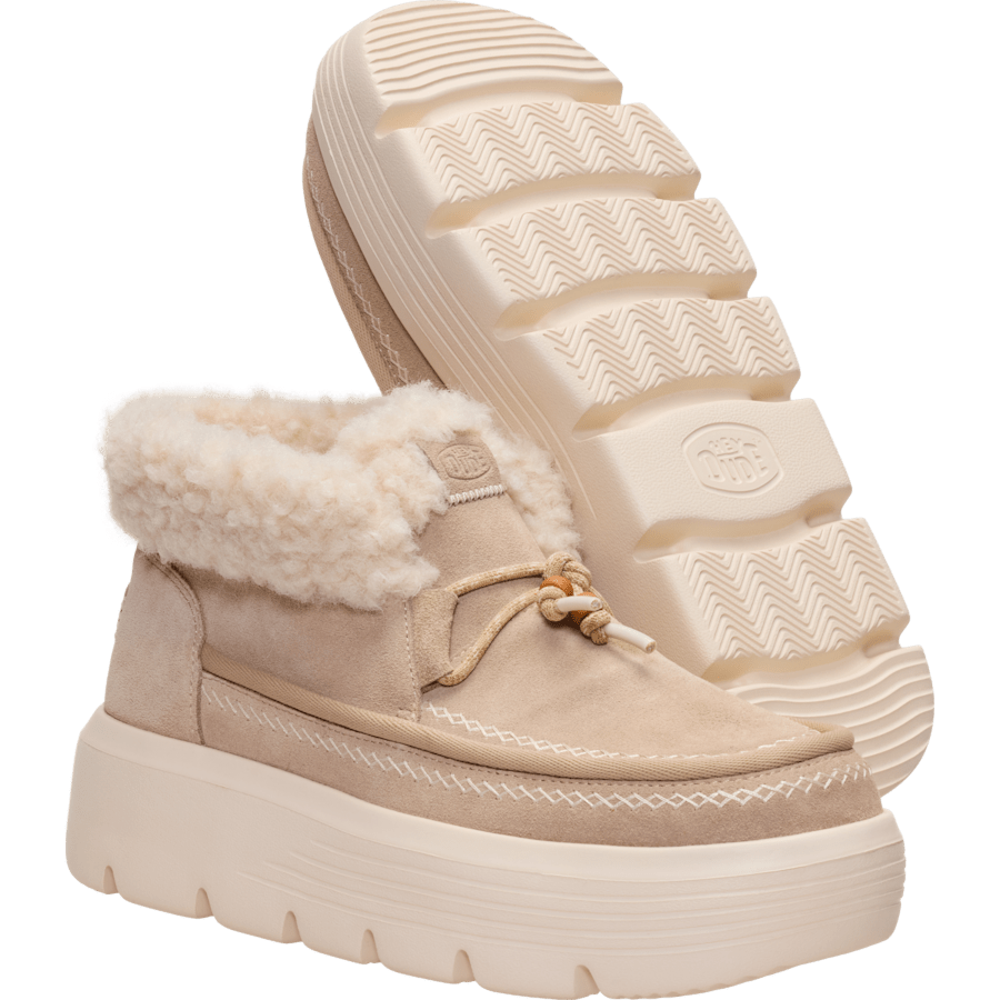 Sesame Austin Edge Lounge Suede - Bottom - HEYDUDE