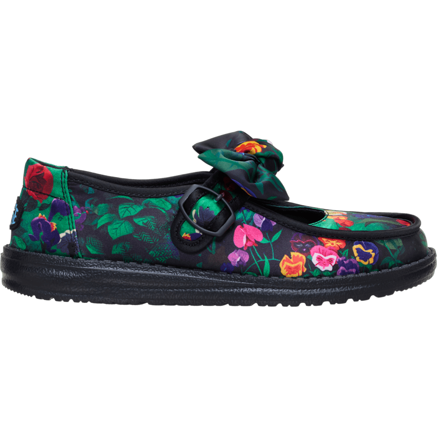 Black Multi/Black Wendy Jane Wonderland Flowers - Side - HEYDUDE