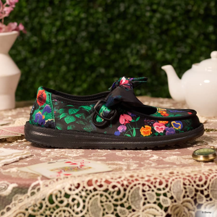 Black Multi/Black Wendy Jane Wonderland Flowers - Lifestyle - HEYDUDE