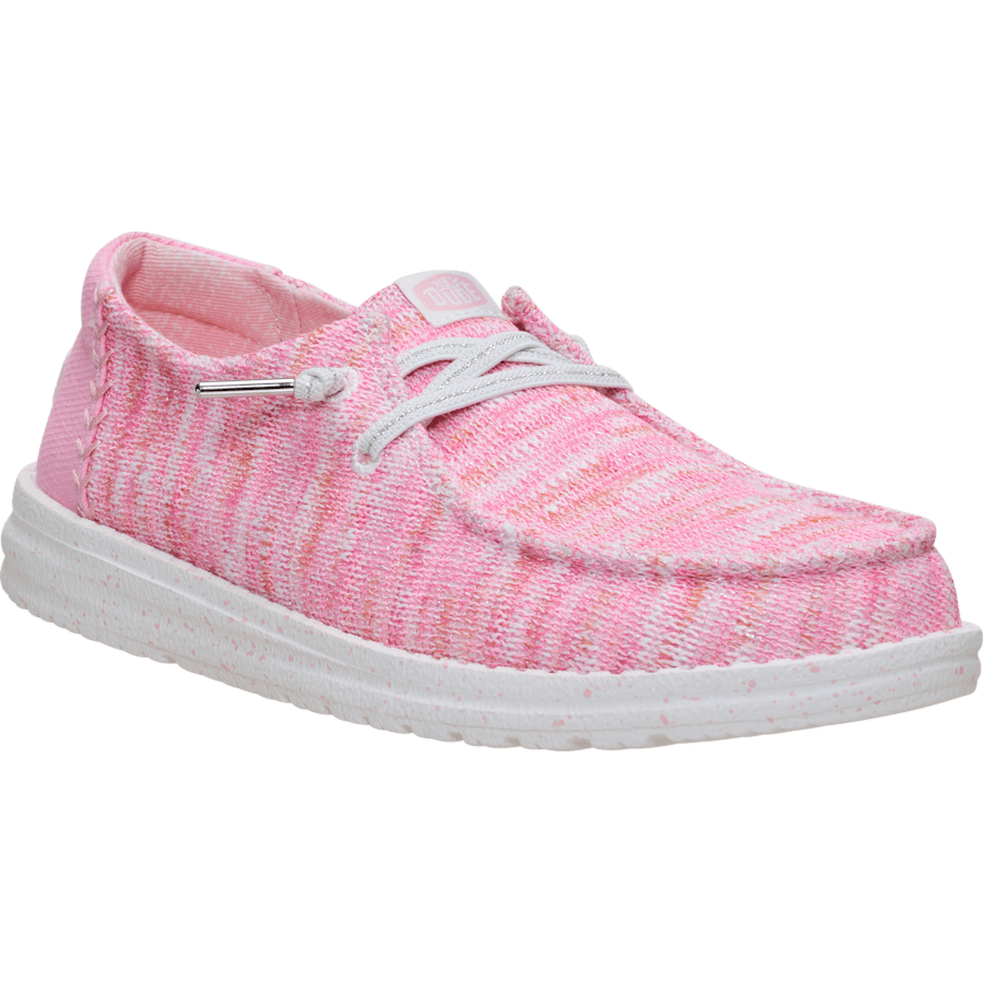 Colour Wendy Knit Shimmer - Angle - HEYDUDE