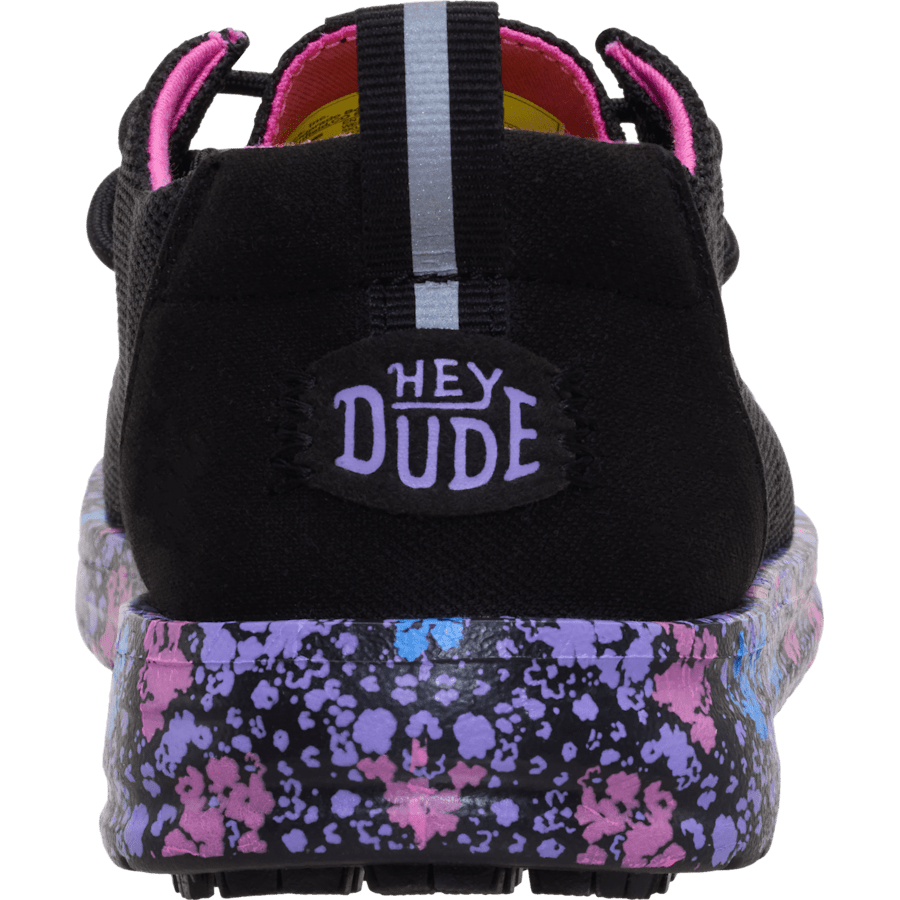 Black / Multi Wendy Work CE Floral - Back - HEYDUDE