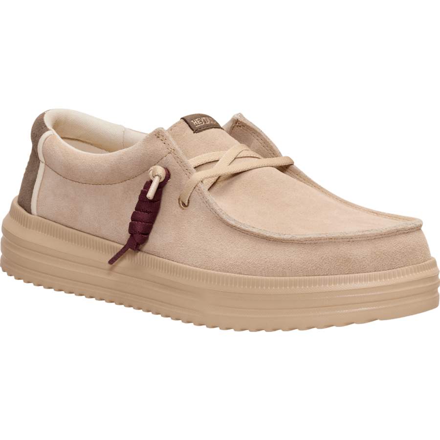 Sesame / Multi REV Suede - Angle - HEYDUDE