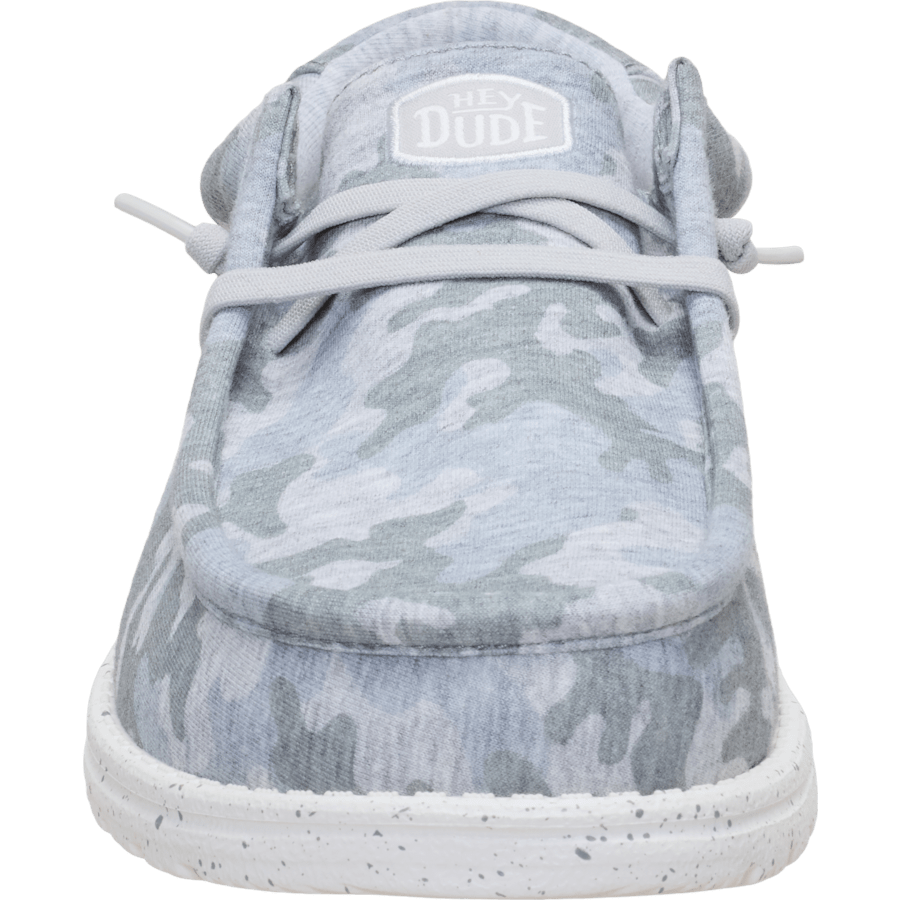 Light Grey / Multi Wally Stretch Jersey Camo - Avant - HEYDUDE