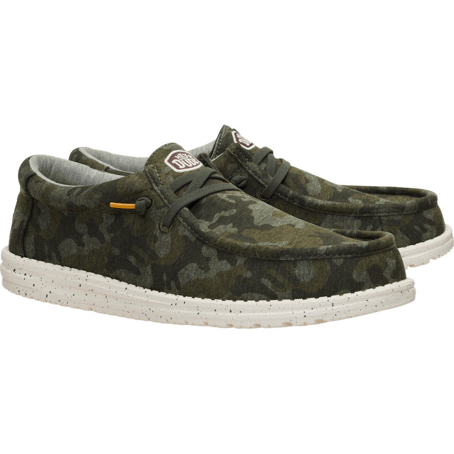 Couleur Wally Stretch Jersey Camo - Paire - HEYDUDE