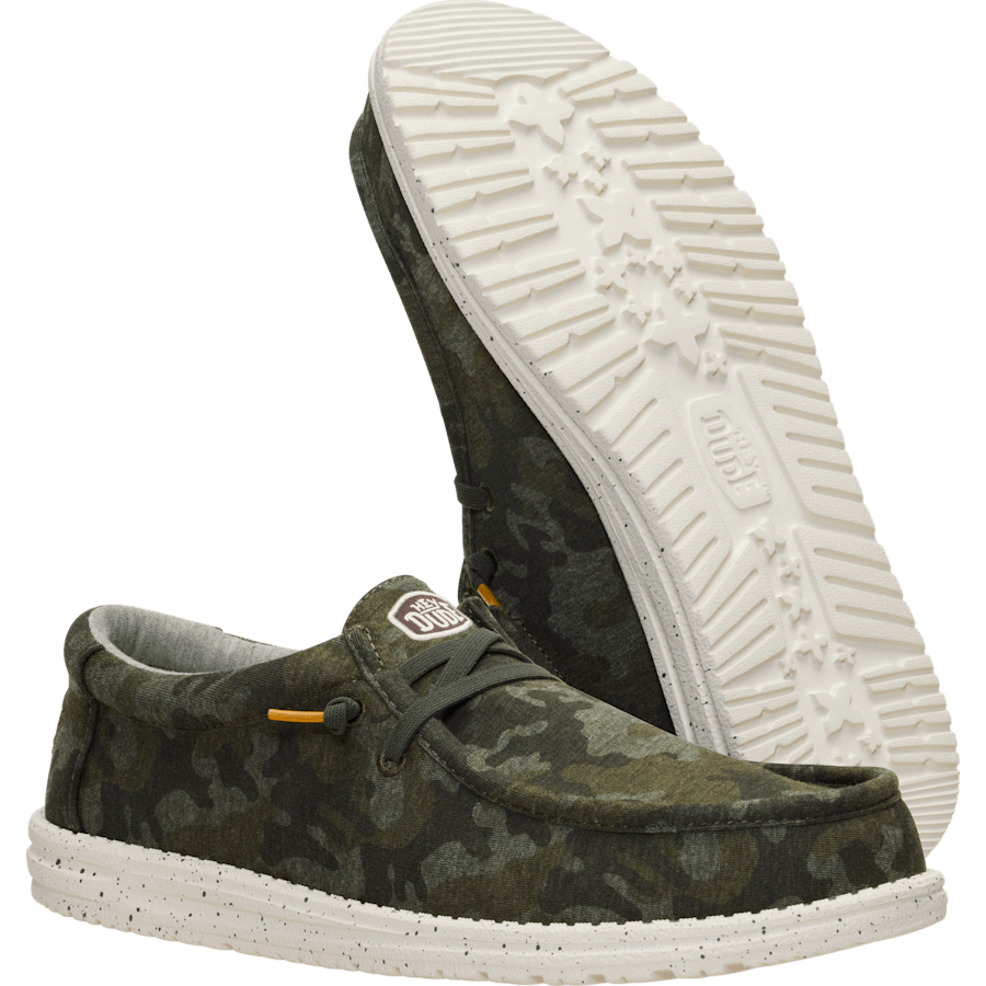 Couleur Wally Stretch Jersey Camo - Dessous - HEYDUDE