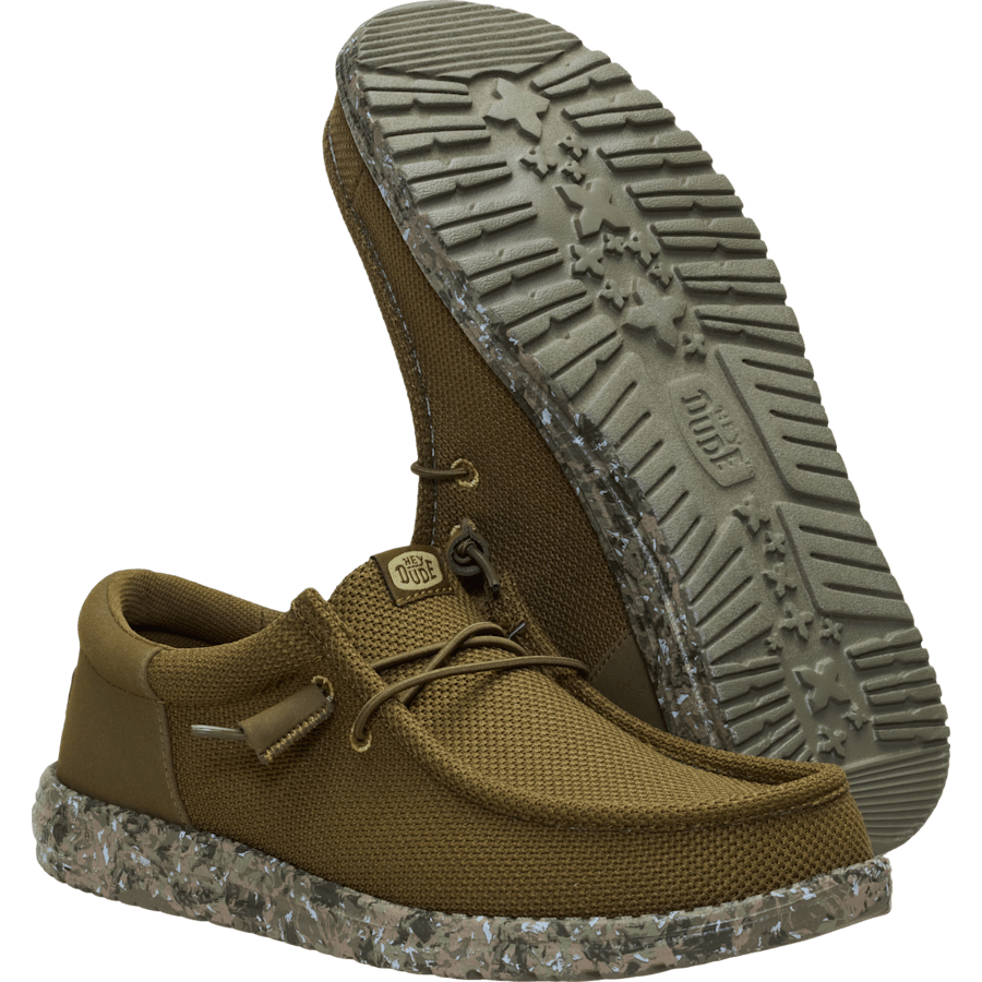 Dark Olive / Multi Wally Funk Mesh Field Camo - Dessous - HEYDUDE