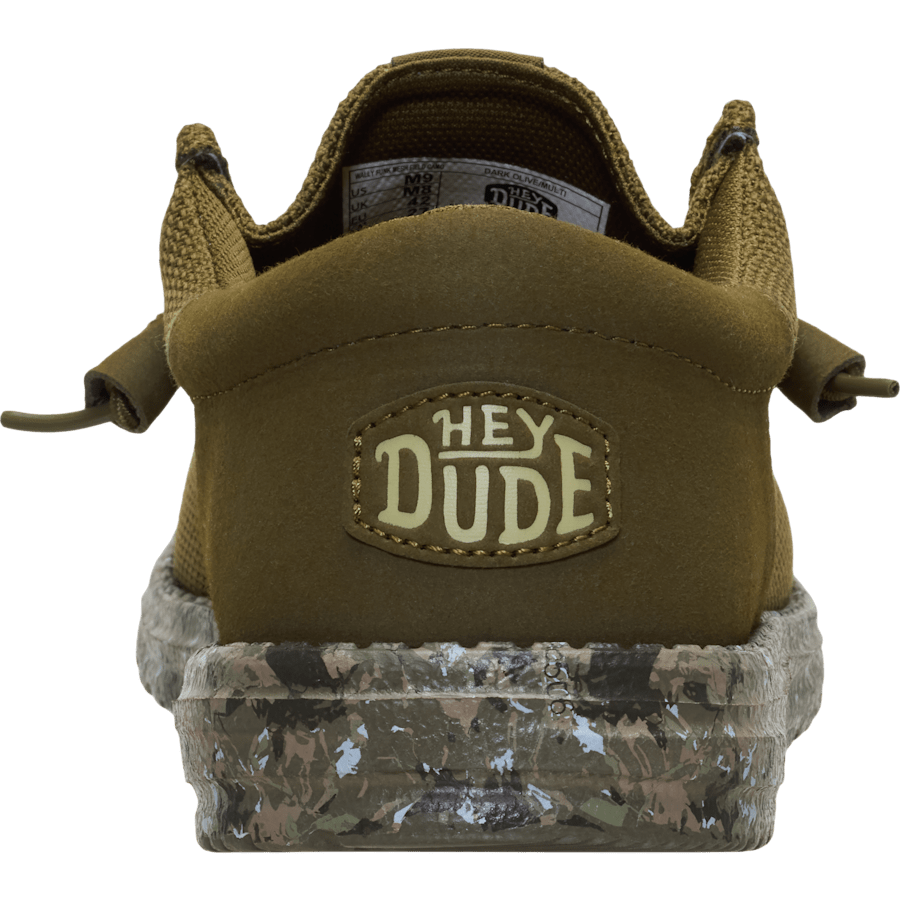 Dark Olive / Multi Wally Funk Mesh Field Camo - En arrière - HEYDUDE