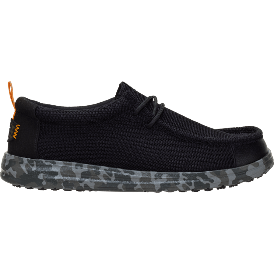 Black / Multi Wally Work CE Camo - Side - HEYDUDE