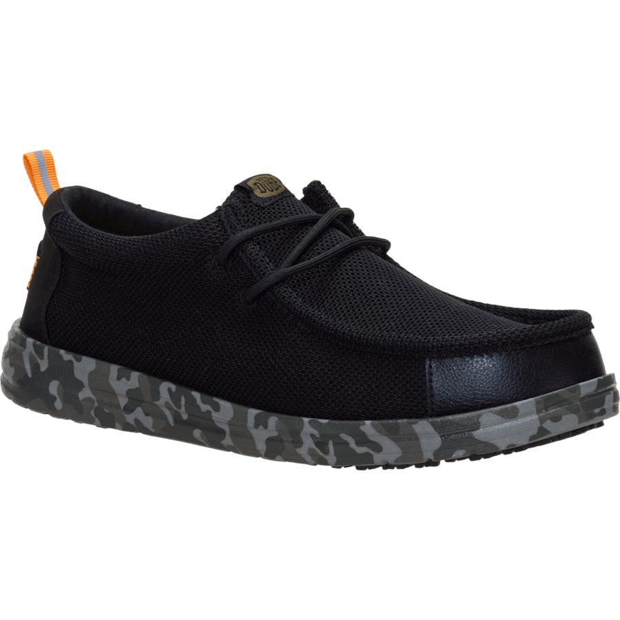 Black / Multi Wally Work CE Camo - Angle - HEYDUDE