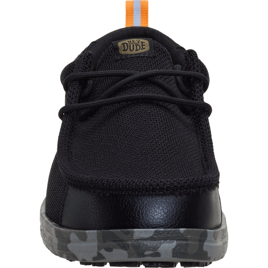 Black / Multi Wally Work CE Camo - Front - HEYDUDE