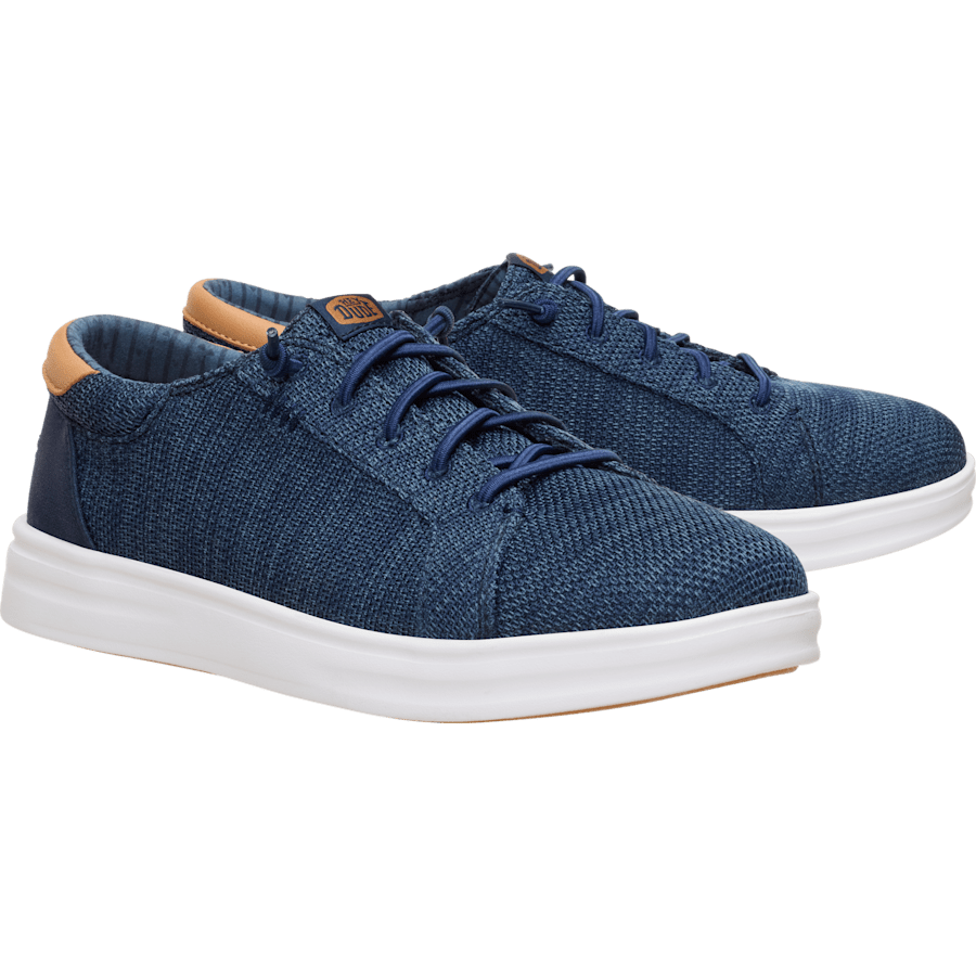 Navy / White Paul Pro Stretch Sox - Paire - HEYDUDE