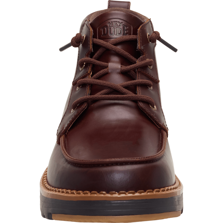 Colour Flint Boot Leather - Front - HEYDUDE
