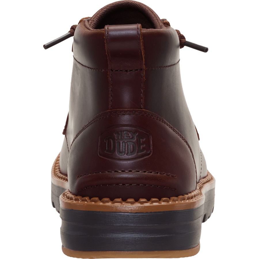 Colour Flint Boot Leather - Back - HEYDUDE