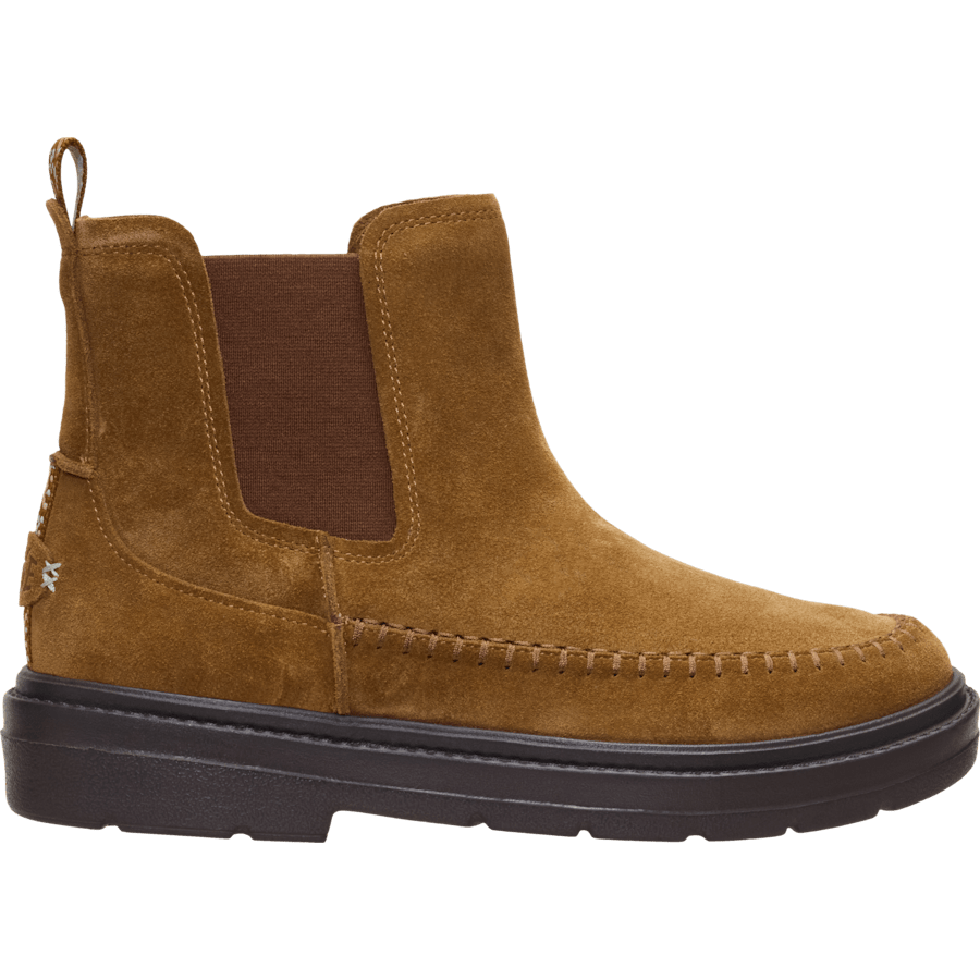 Cognac Sienna Chelsea Boot Suede - Côté - HEYDUDE