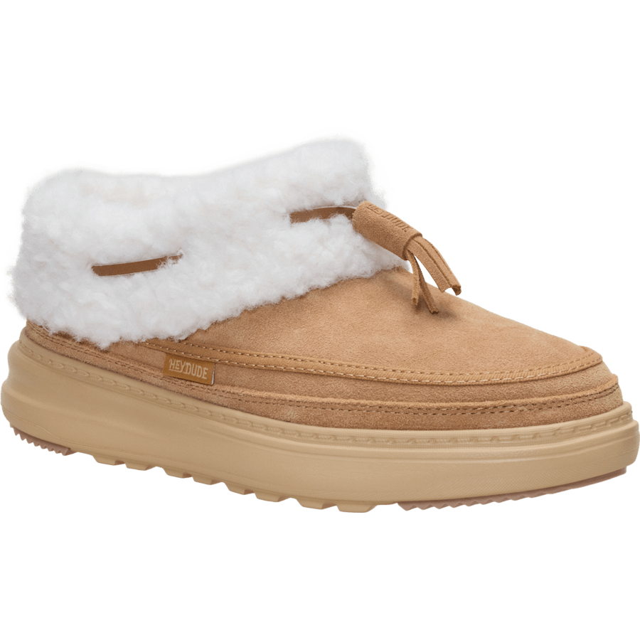 Tan Remi Toastee Lo Tassel - Angle - HEYDUDE