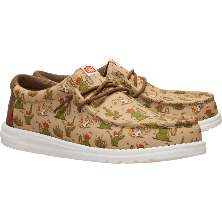 Sesame / Multi Wally Cowboy Christmas - Pair - HEYDUDE
