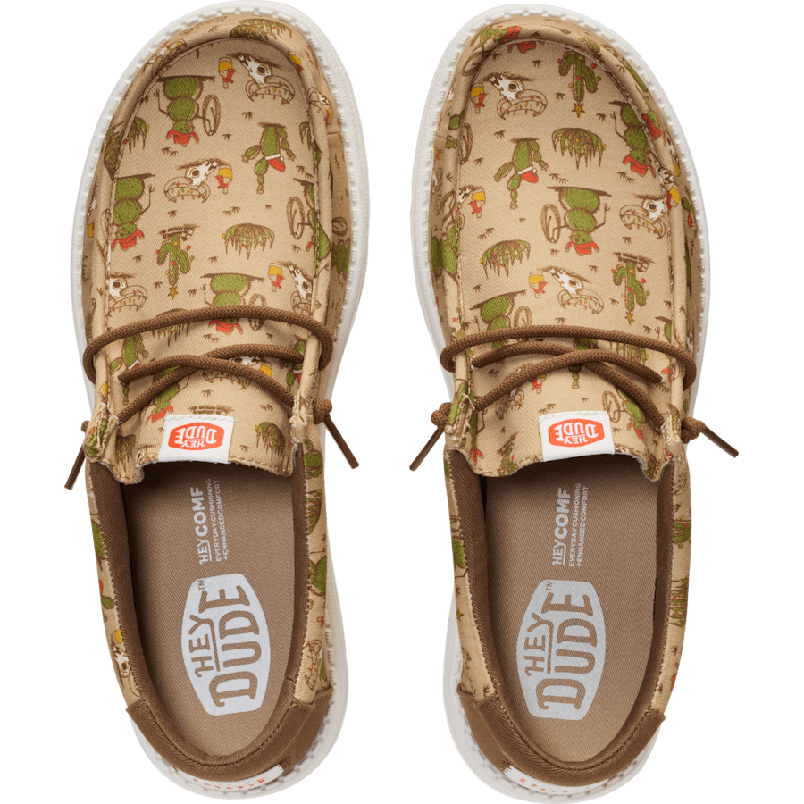 Sesame / Multi Wally Cowboy Christmas - Top - HEYDUDE