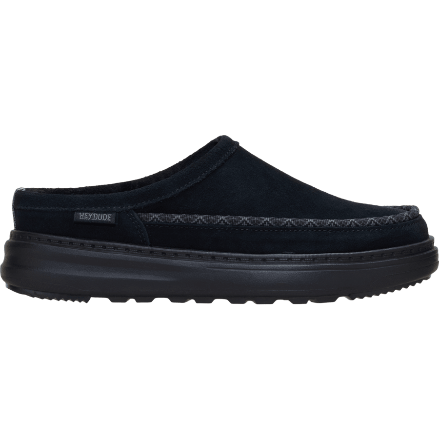 Kleur Remi Toastee Clog Suede - Zijkant - HEYDUDE