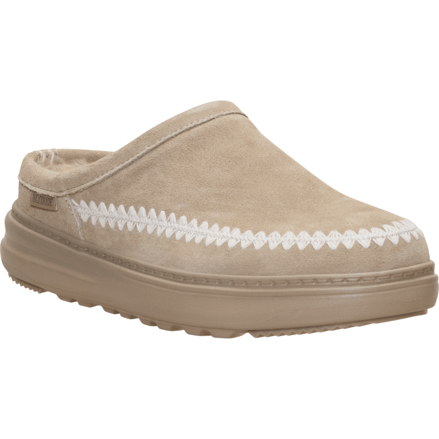 Kleur Remi Toastee Clog Suede - Hoek - HEYDUDE