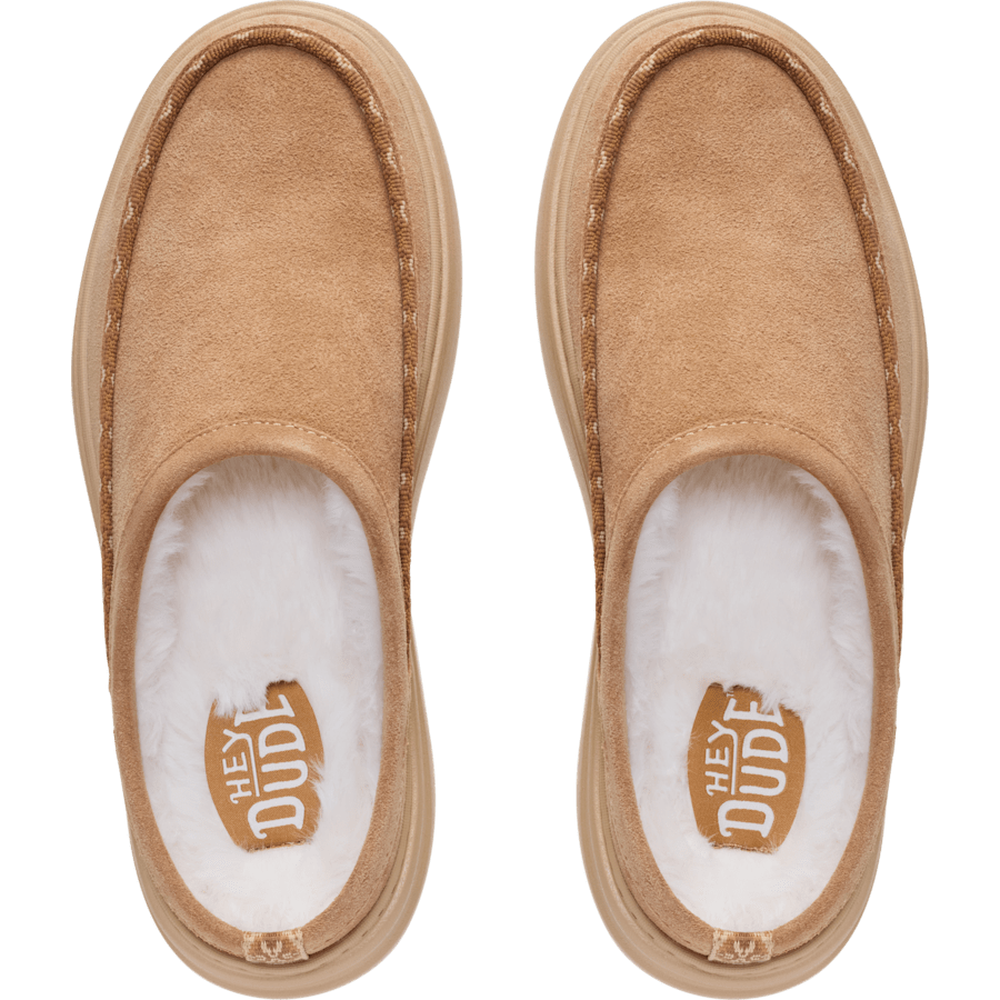 Tan Remi Toastee Clog Suede - Top - HEYDUDE